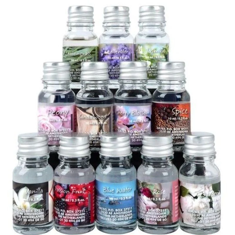 Aroma Gavesett 15deler | 12 eteriske oljer og keramisk duftlykt - Image 3