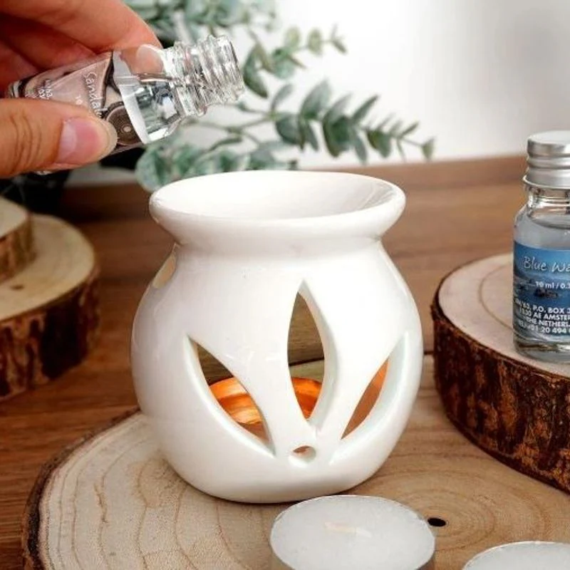 Aroma Gavesett 15deler | 12 eteriske oljer og keramisk duftlykt - Image 4