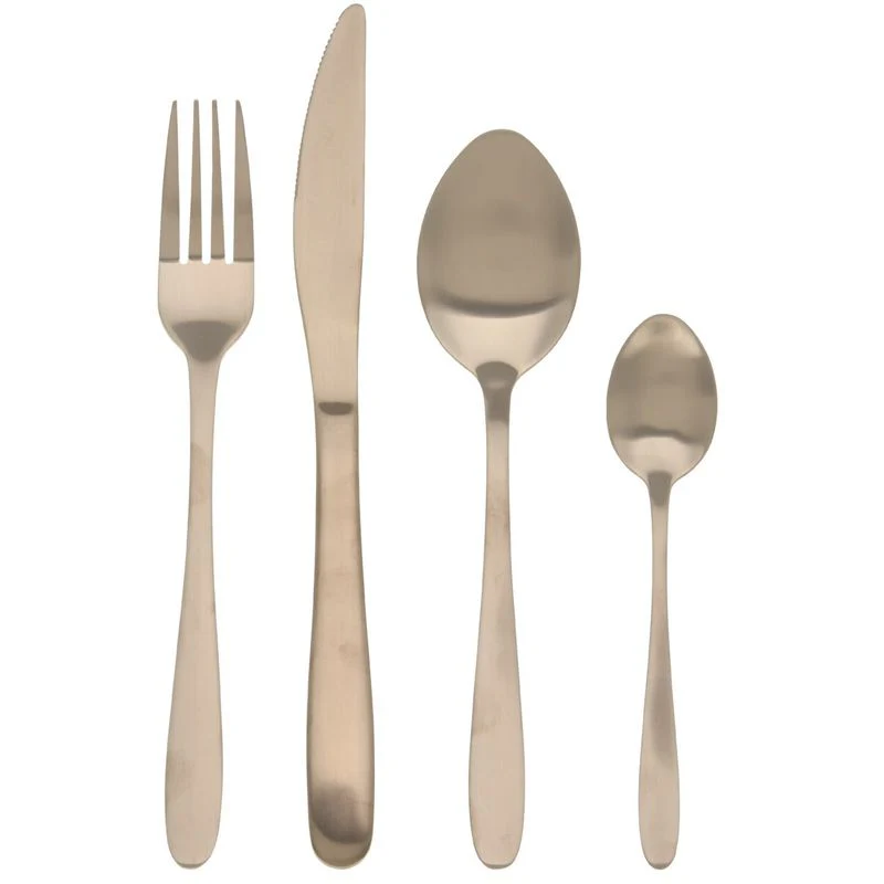 Bestikksett 16deler - Gull | Excellent Houseware - Image 3