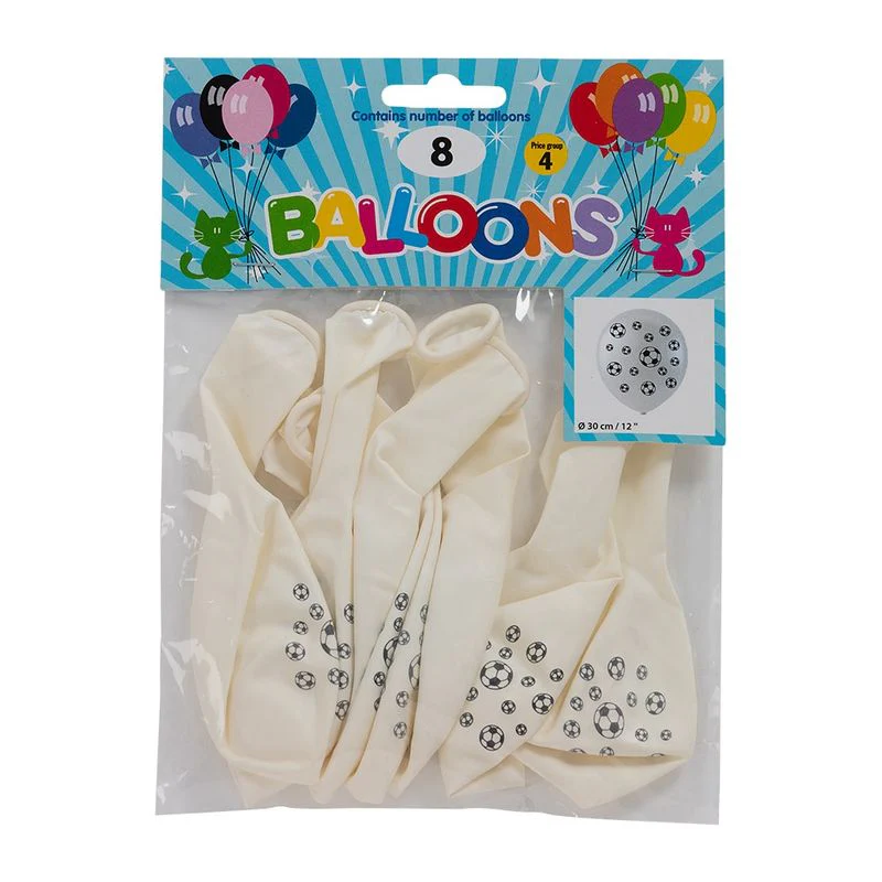 Fotball, Ballonger 8pk - Image 2