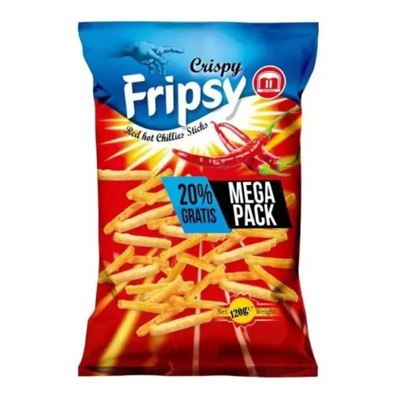 Fripsy Crispy Sticks Red Hot Chilli 120g | Het og sprø chilisnacks - Image 2