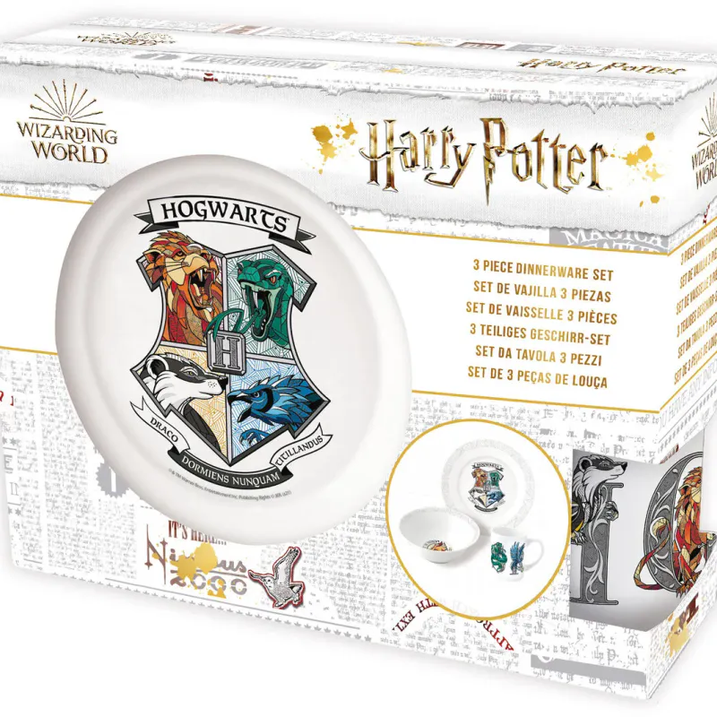 Harry Potter Spisesett 3 Deler Keramikk - Image 2