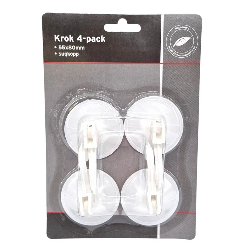 Krok Med Sugekopp 4pk
