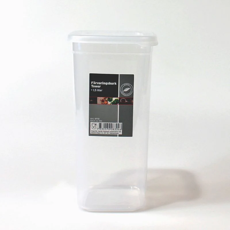 Lufttett oppbevaringsboks 3pk | 1,5L | Tower - Image 3