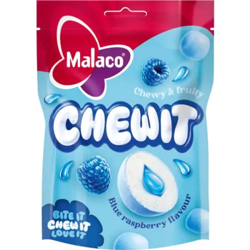 Malaco Chewit Blue Raspberry 115g - Image 3