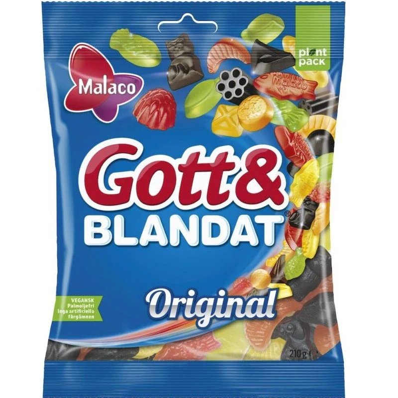 Malaco Godt & Blandet Original 210g - Image 3