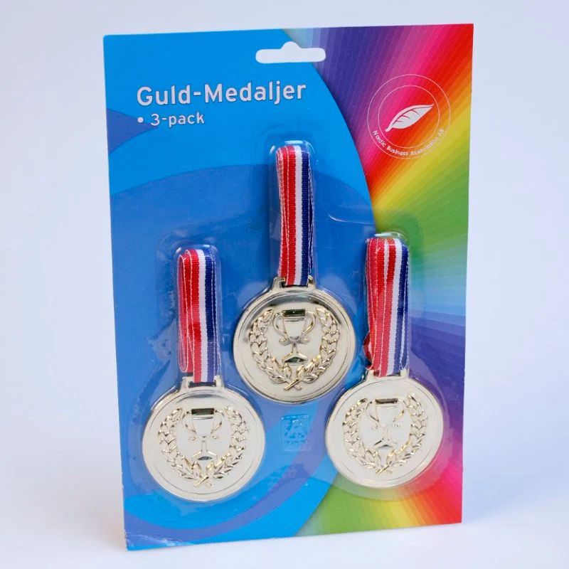 Medaljer gull 3pk 60mm - Image 3