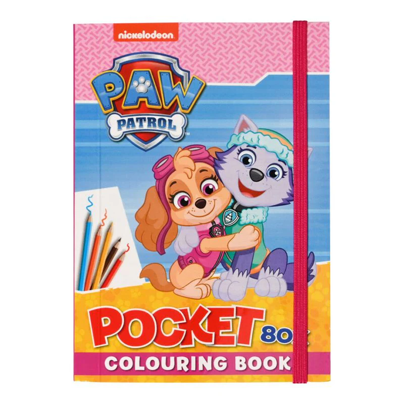 Paw Patrol pocket fargeleggingsbok 80 sider | 4 ass - Image 4