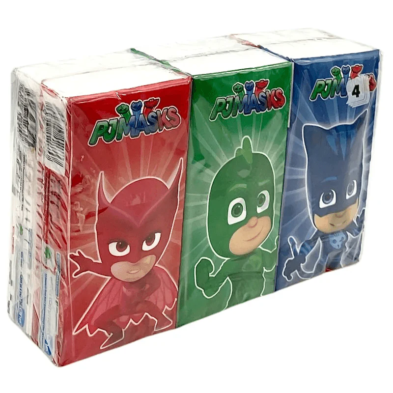 Pysjheltene lommetørkle 6pk | 4 - lags papir | 9 ark per pakke - Image 3
