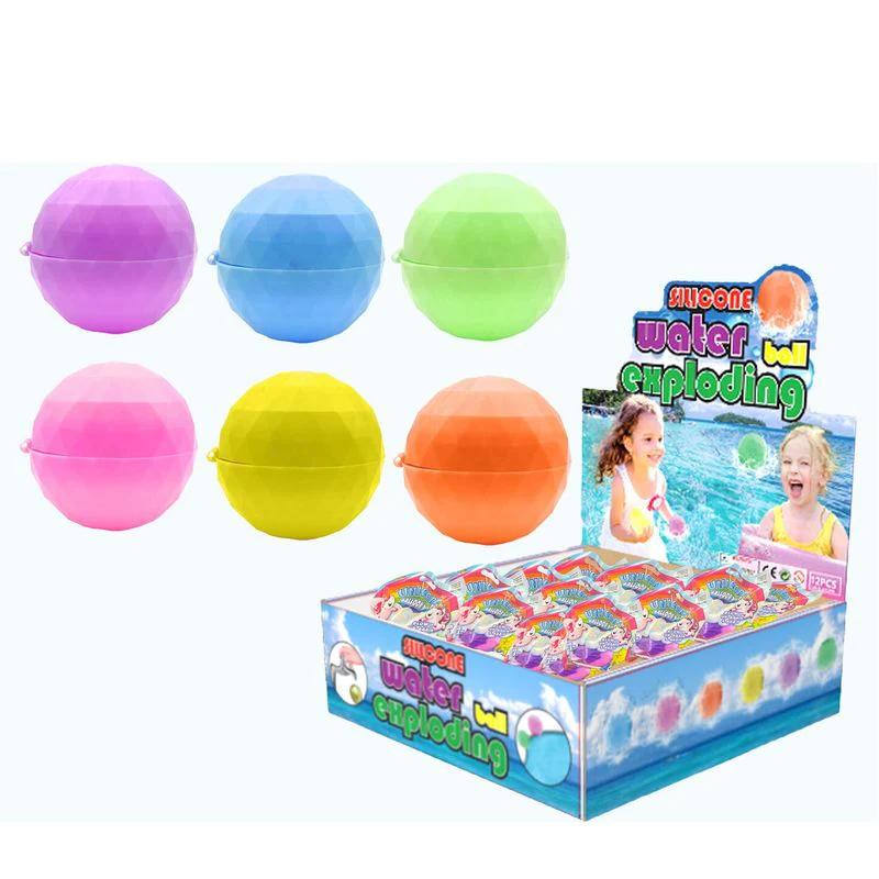 Silikon vannball 6cm 12pk | Storpakk | Gjenbrukbar vannballong - Image 3