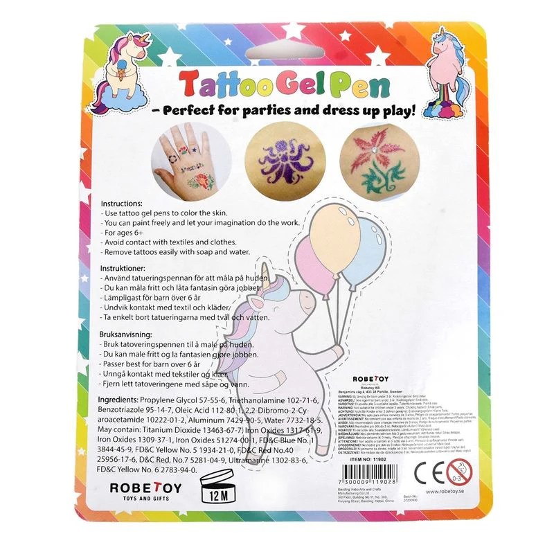 Tattoo Gel Penner 12stk - Image 3