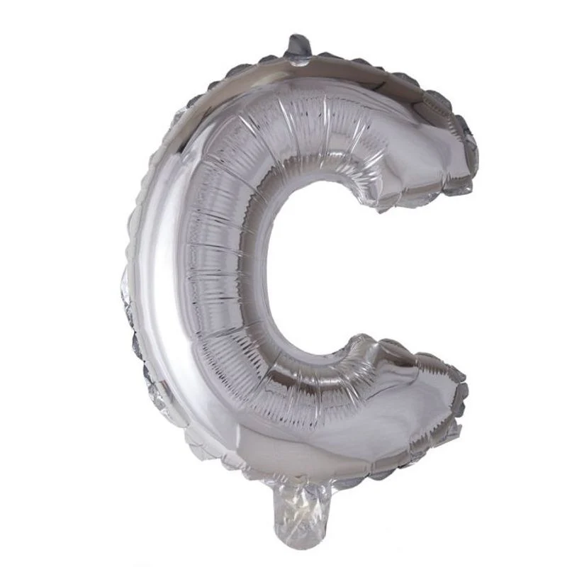 Tinka Folie Bokstavballonger 41 cm Sølv A Til Å - Image 3