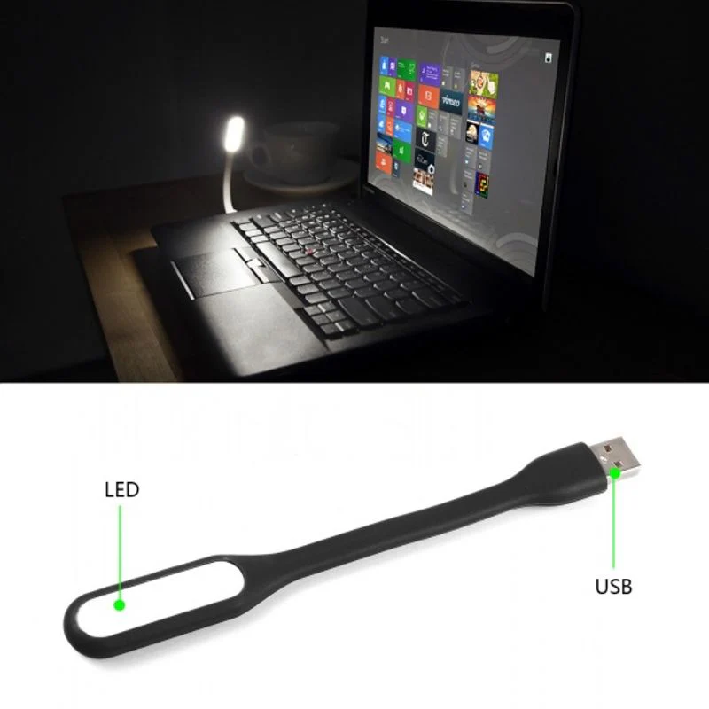 USB Lampe Sort/Hvit - Image 2